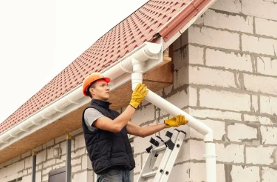 Pose et remplacement de gouttières à Bourg-des-Maisons